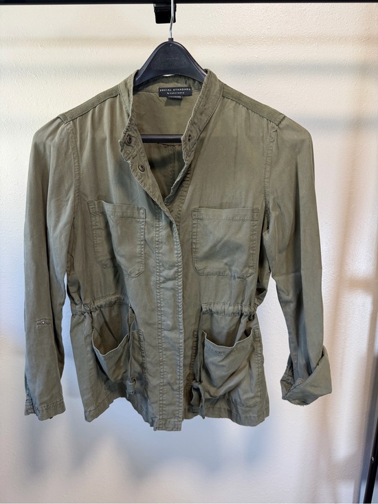 Sanctuary Jackets & Blazers - Social Standard by Sanctuary Olive Utility Jacket